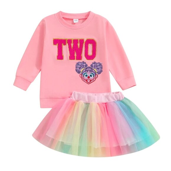 Other - Abby Cadabby Dress Cookie Outfit Second Birthday Sesame Street Clothes Sweater